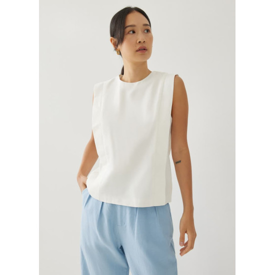 Fenti Linen Shell Top