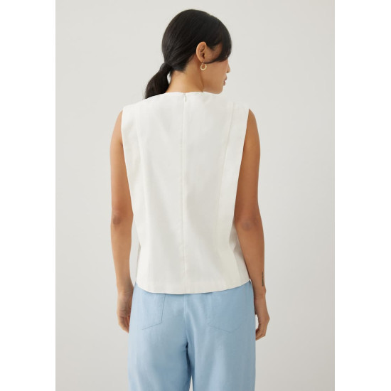 Fenti Linen Shell Top