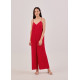 Sabine Pleat Wide Leg Jumpsuit