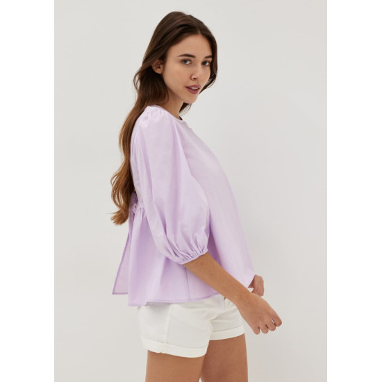 Zeina Tie Back Peplum Top