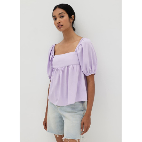 Emori Babydoll Tie Back Top