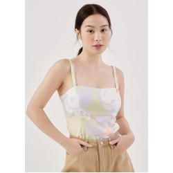 Lareen Bustier Top in Buds Of Joy