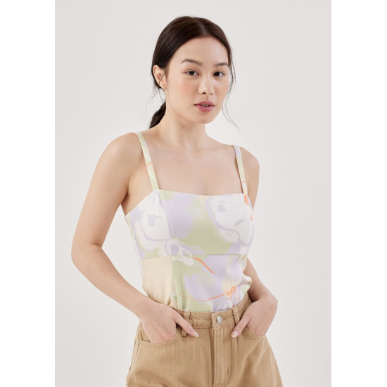 Lareen Bustier Top in Buds Of Joy