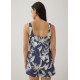 Selah Relaxed Romper in Tropical Breeze