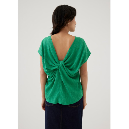 Danara Twist Back Shell Top