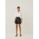 Paula Pleather A-line Shorts