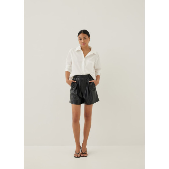 Paula Pleather A-line Shorts