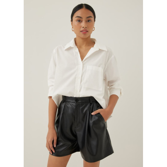 Paula Pleather A-line Shorts