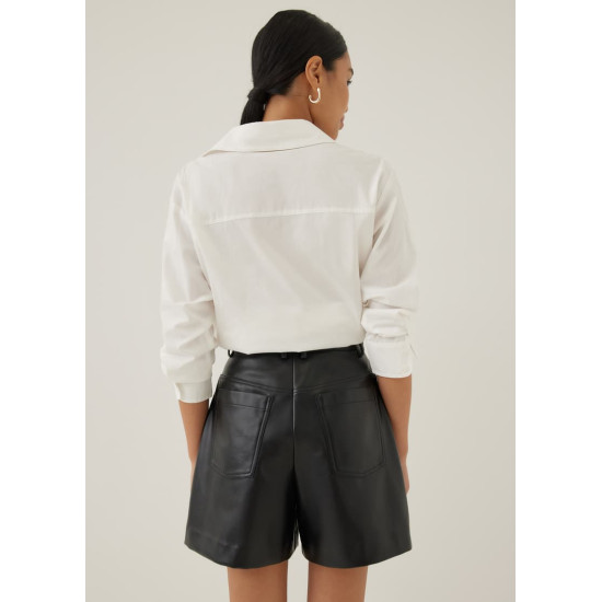 Paula Pleather A-line Shorts