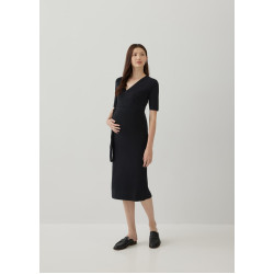 Gwyne Maternity Nursing Knit Wrap Dress