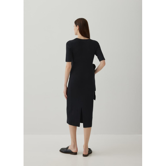 Gwyne Maternity Nursing Knit Wrap Dress