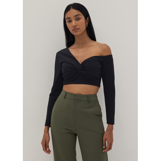 Dakota Padded Asymmetric Off Shoulder Top