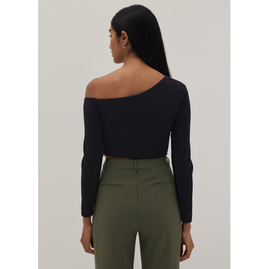 Dakota Padded Asymmetric Off Shoulder Top