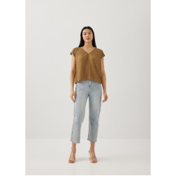 Yasmin Textured Shell Top