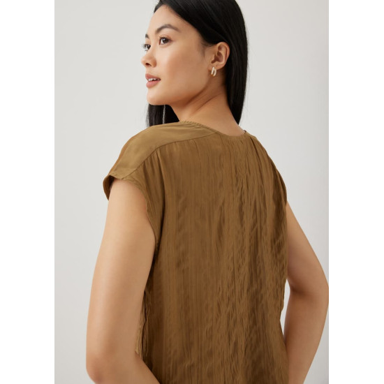 Yasmin Textured Shell Top