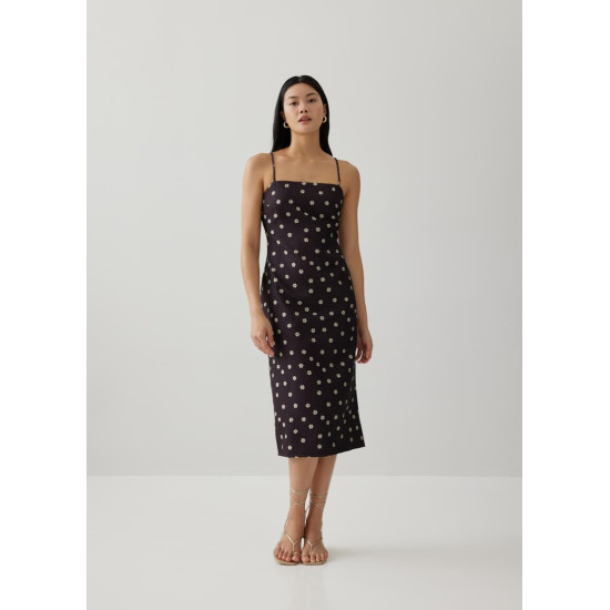 Laura Jacquard Column Dress