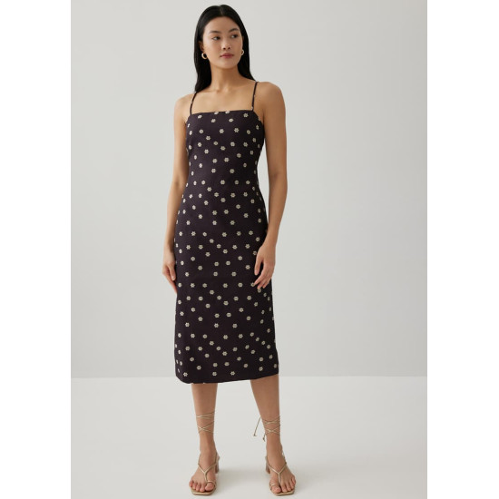 Laura Jacquard Column Dress