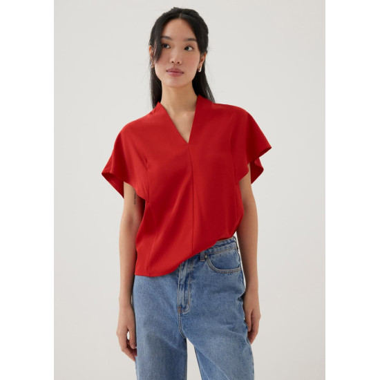 Maleen V-neck Shell Top