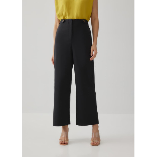 Simona Button Straight Leg Pants