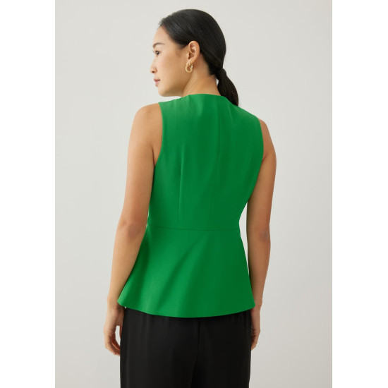 Lassie V-neck Peplum Wrap Top