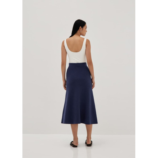 Alaska Elastic Knit Midi Skirt