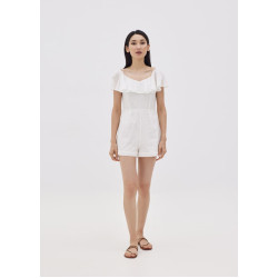 Rouda Broderie Frill Romper