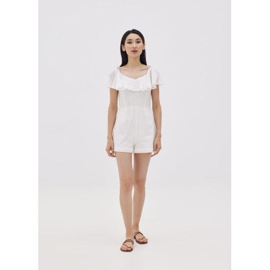 Rouda Broderie Frill Romper