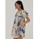 Harlan Puff Sleeve Dress in Prosperous Blooms