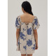 Harlan Puff Sleeve Dress in Prosperous Blooms