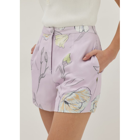 Gloria A-line Shorts in Gentle Awakening