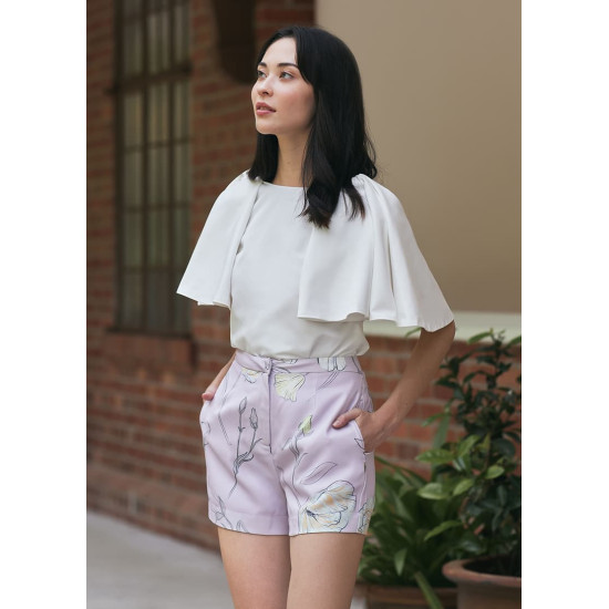 Gloria A-line Shorts in Gentle Awakening