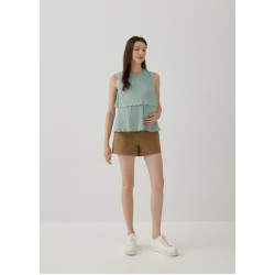 Jezebel Pleat Shell Top