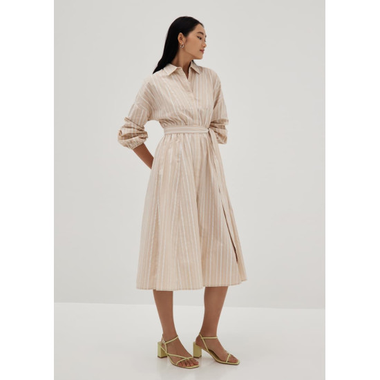 Leliana Fit & Flare Midaxi Shirt Dress