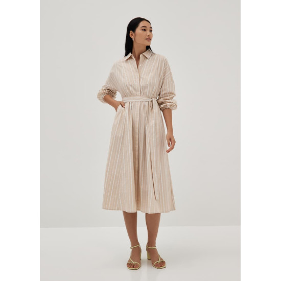 Leliana Fit & Flare Midaxi Shirt Dress