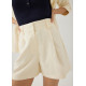 Silvia Tailored Linen Shorts