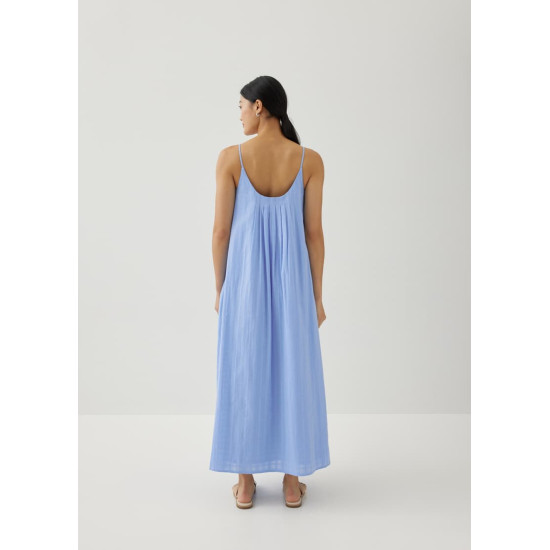 Lotti Textured Trapeze Maxi Dress