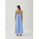 Lotti Textured Trapeze Maxi Dress