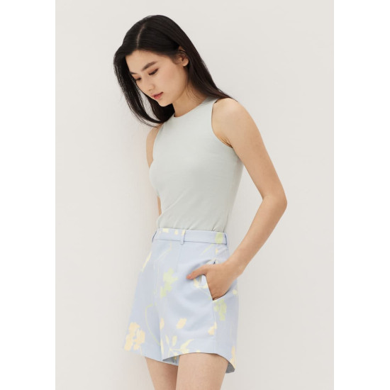 Krislyn Tailored Shorts in Springday Dream