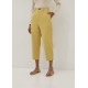 Coretta Tapered Cotton Twill Pants