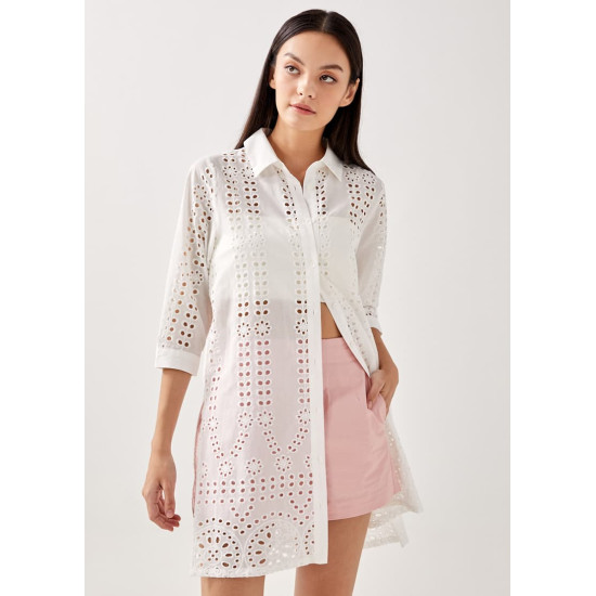 Derelle Broderie Tunic Shirt