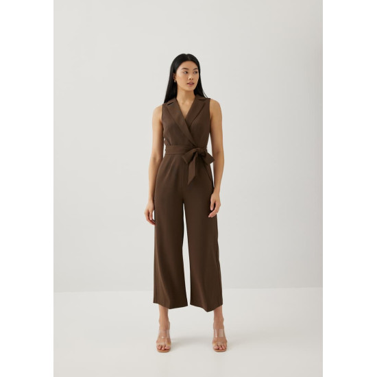 Dua Shoulder Padded Tailored Jumpsuit