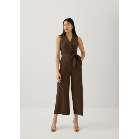 Dua Shoulder Padded Tailored Jumpsuit