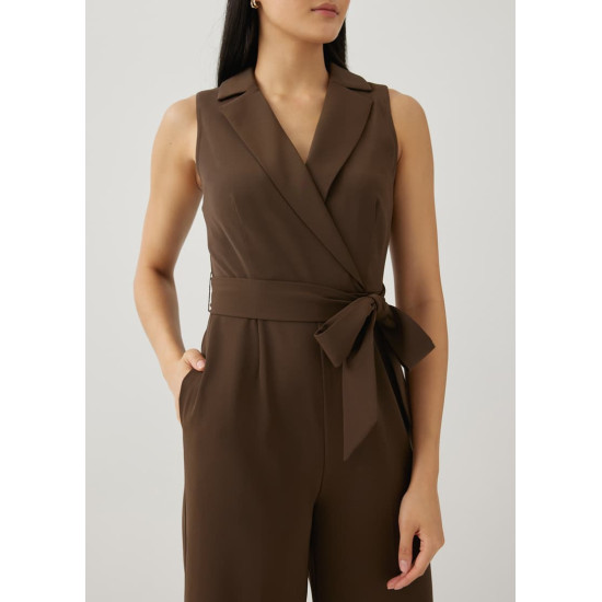 Dua Shoulder Padded Tailored Jumpsuit