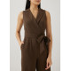 Dua Shoulder Padded Tailored Jumpsuit