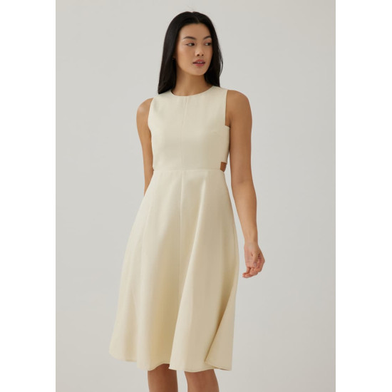 Inka Textured Fit & Flare Dress