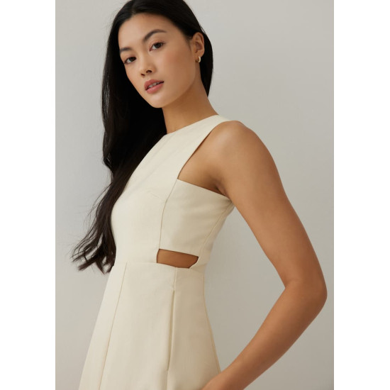 Inka Textured Fit & Flare Dress