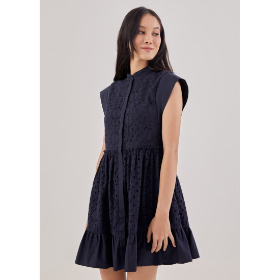 Bevelia Broderie Mini Dress