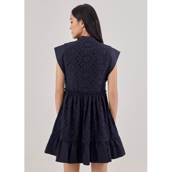 Bevelia Broderie Mini Dress