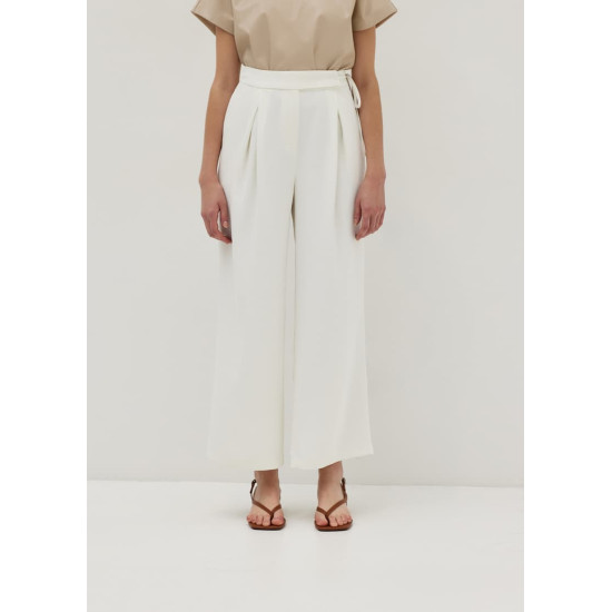 Cosette Pleated Tie Waist Culottes