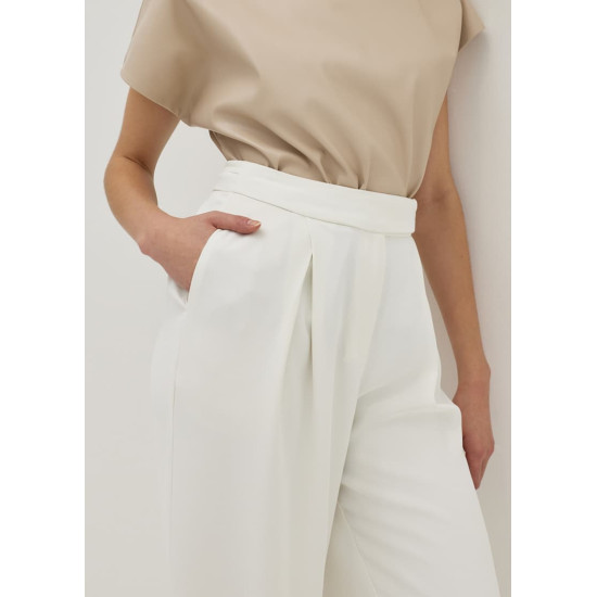 Cosette Pleated Tie Waist Culottes